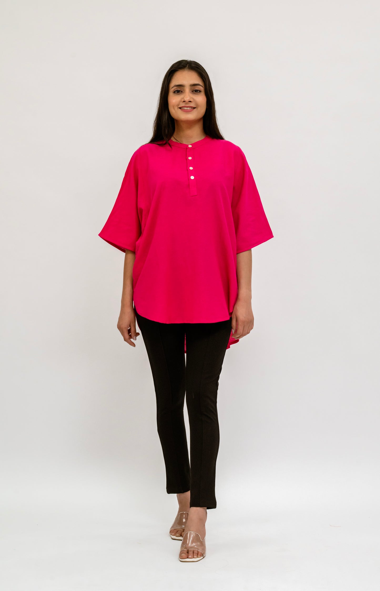 Raw's Yoga Tunic (Hot pink)