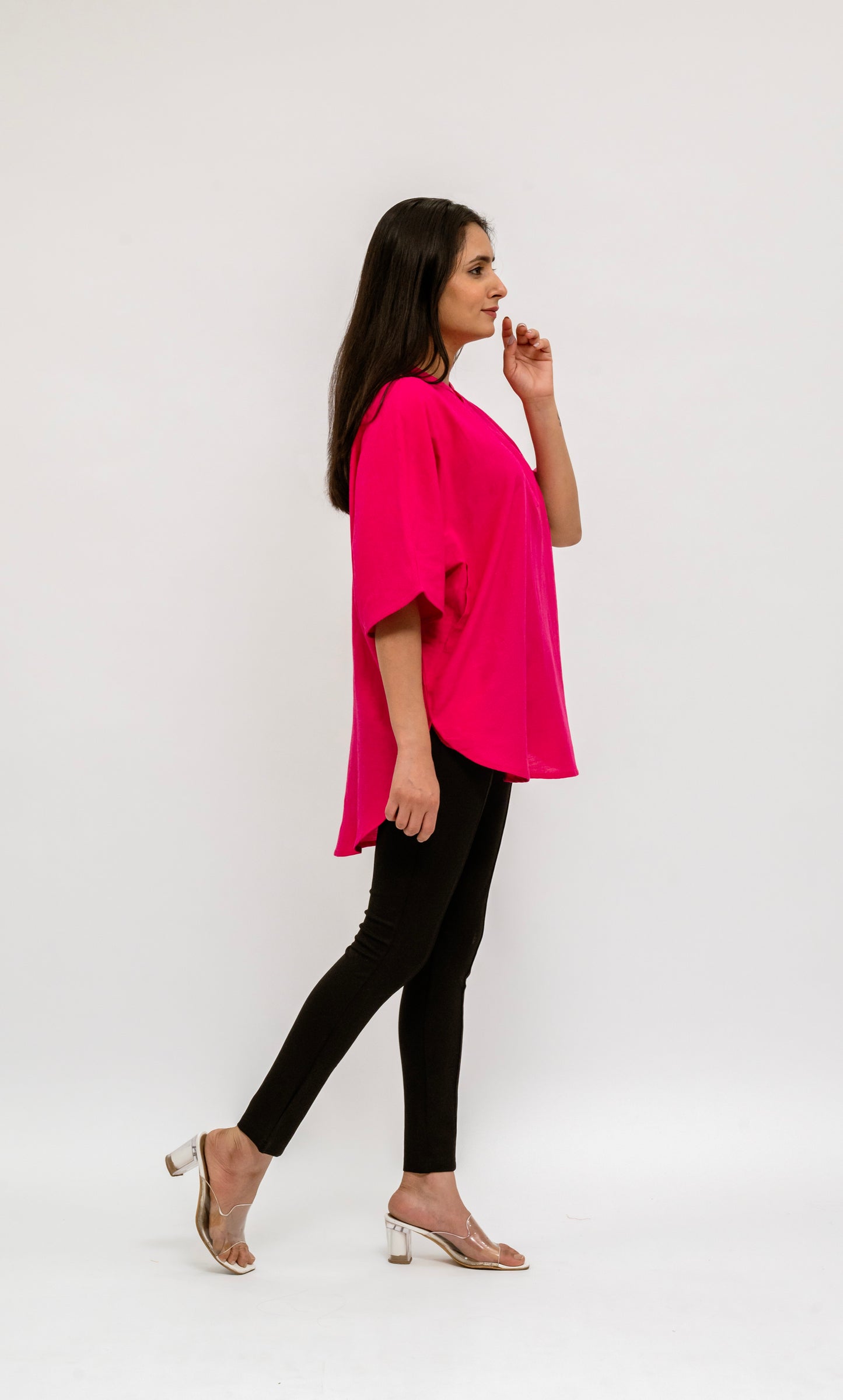 Raw's Yoga Tunic (Hot pink)