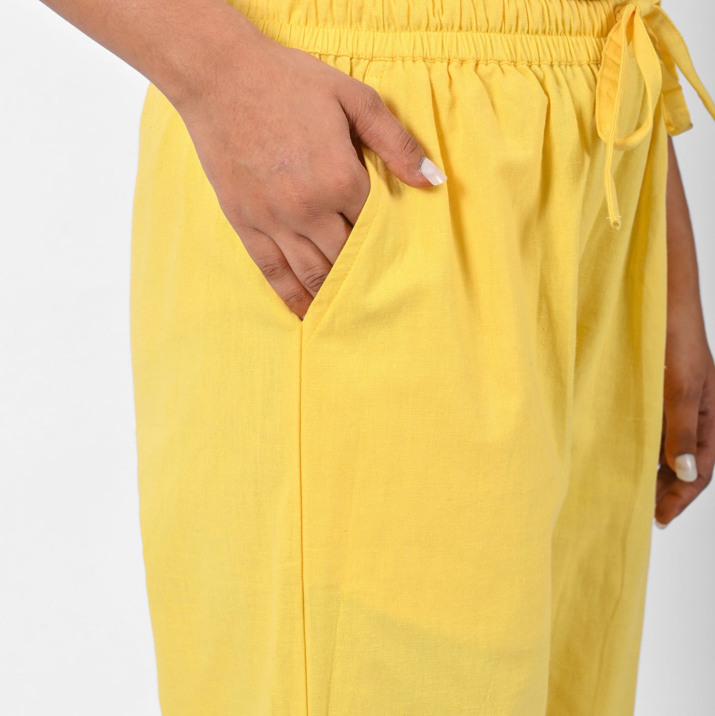 Raw’s Relaxed Wide Leg Pants (YELLOW)