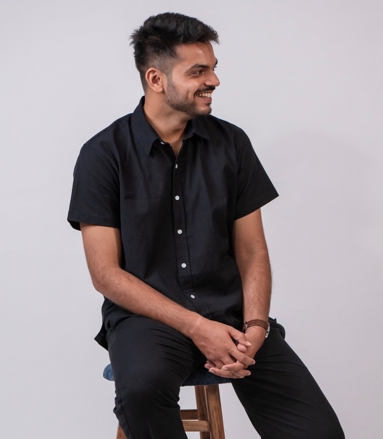 Raw's Half-Sleeves Casual Shirt