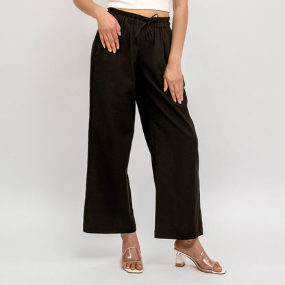 Raw’s Relaxed Wide Leg Pants (Black)