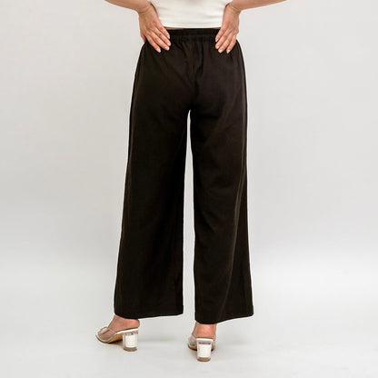 Raw’s Relaxed Wide Leg Pants (Black)