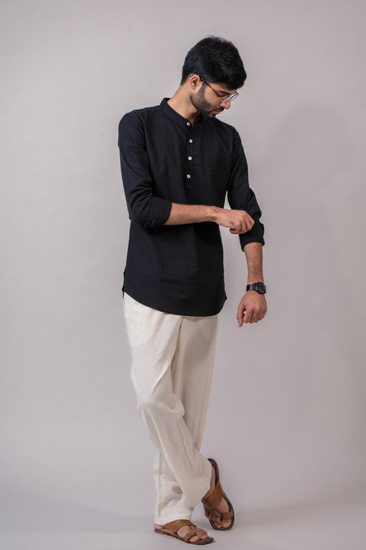 RAW'S  IVORY RELAXED STRAIGHT-FIT PANT