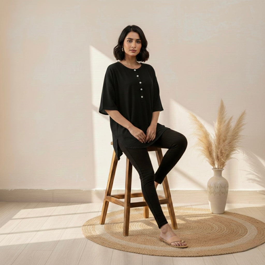 Raw's Yoga Tunic (Black)