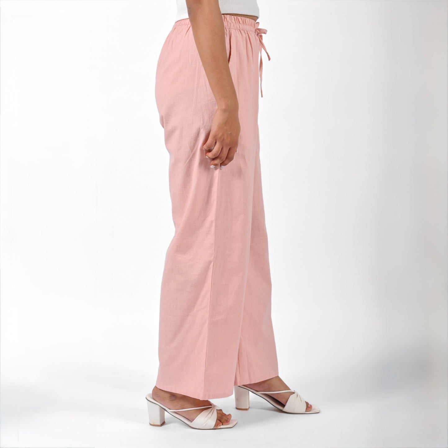 Raw’s Relaxed Wide Leg Pants (BLUSH PINK)