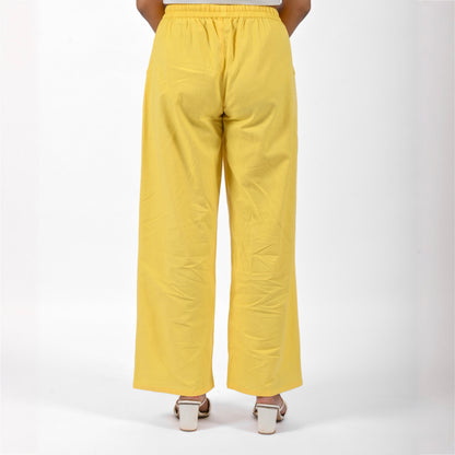 Raw’s Relaxed Wide Leg Pants (YELLOW)