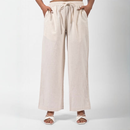 Raw’s Relaxed Wide Leg Pants (IVORY)