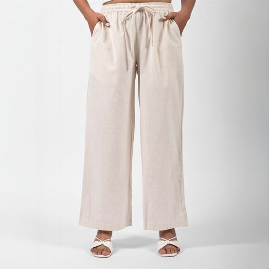 Raw’s Relaxed Wide Leg Pants (IVORY)