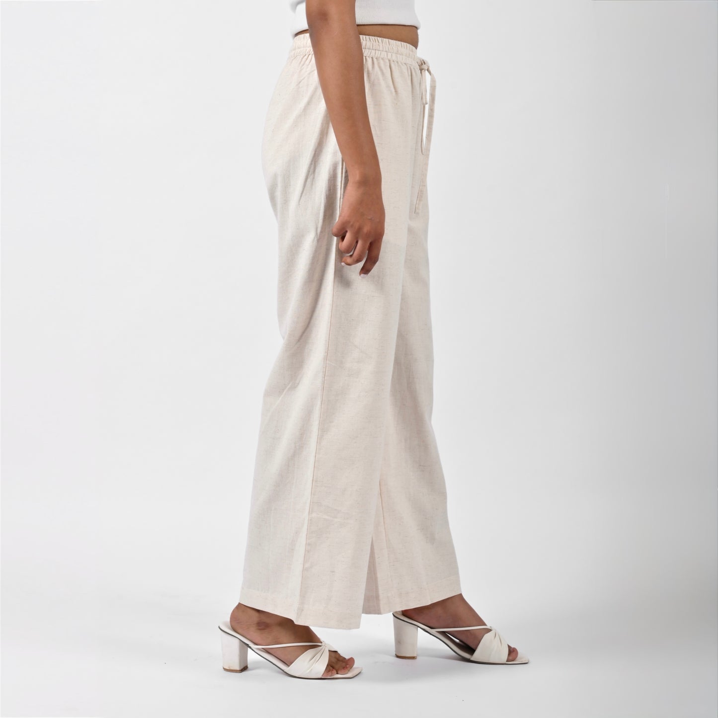 Raw’s Relaxed Wide Leg Pants (IVORY)