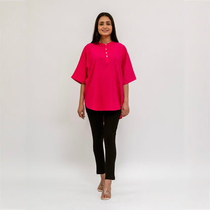 Raw's Yoga Tunic (Hot pink)