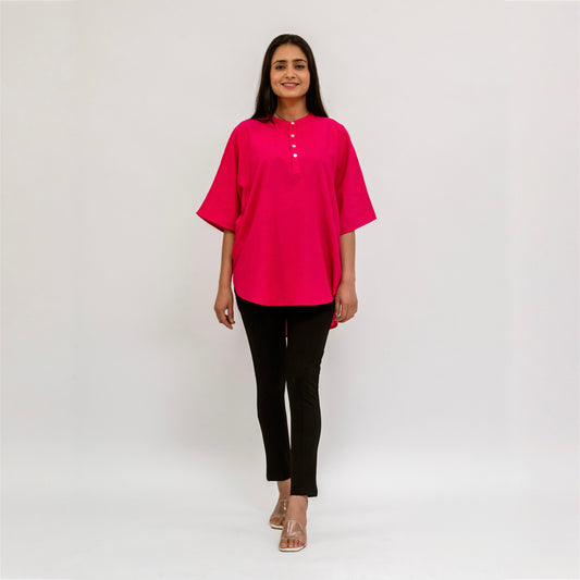 Raw's Yoga Tunic (Hot pink)
