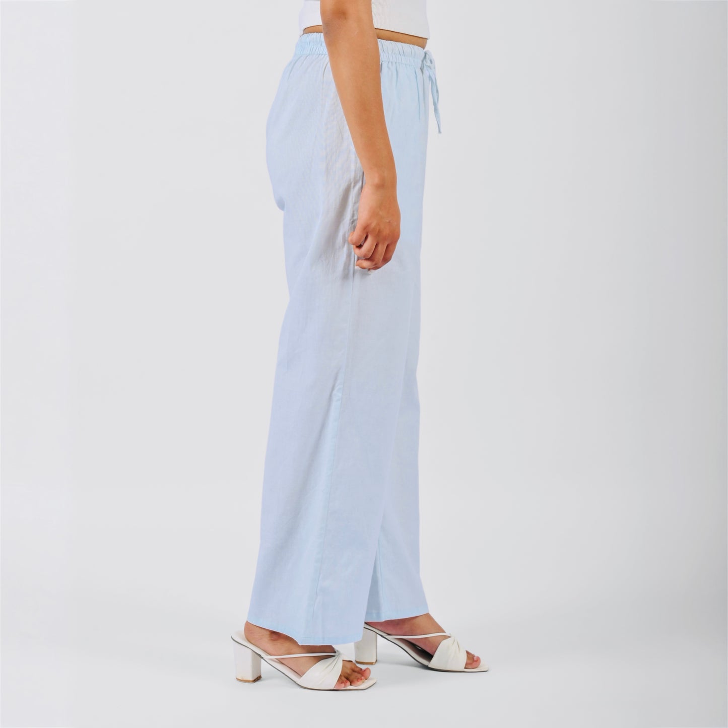 Raw’s Relaxed Wide Leg Pants (SKY BLUE)